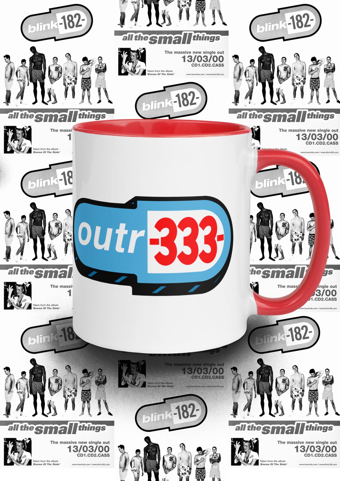BLINK182 x OUTR333 mug