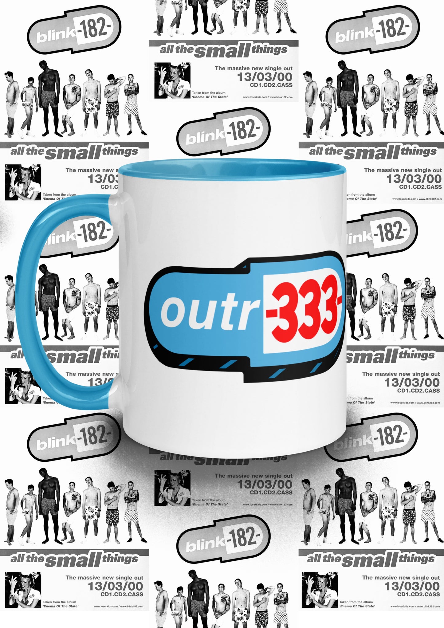 BLINK182 x OUTR333 mug