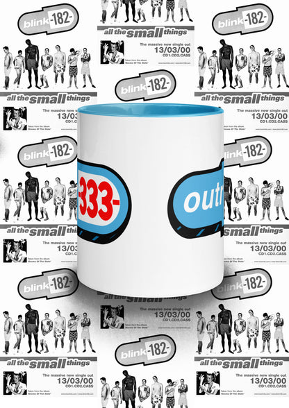 BLINK182 x OUTR333 mug